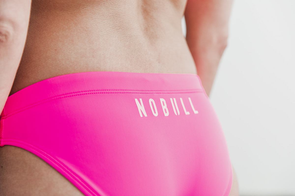 Nobull Neon Women's Swim Bottom Pink | Australia (NG2819)